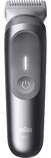 Front view of the Braun Body groomer