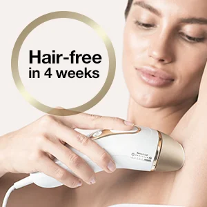 Hair free in 4 weeks/