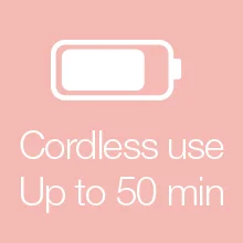cordless use up to 50mins