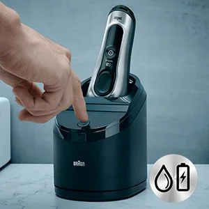 Cleans and charges on demand
