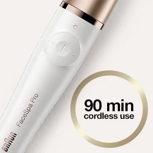 90 min cordless use