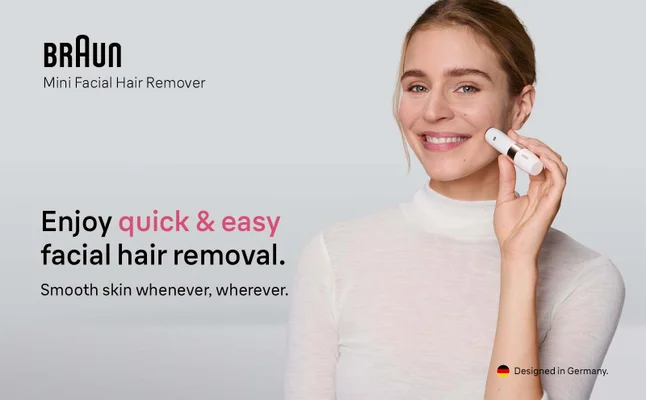 Braun Mini Facial Hair Remover. Enjoy quick & easy facial hair removal. Smooth skin whenever, wherever.