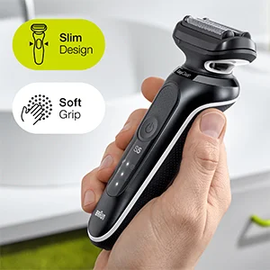 Slim design. Soft grip.
