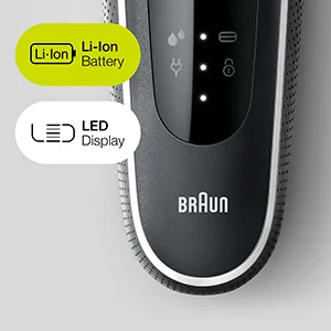 Li-ion battery. LED display.