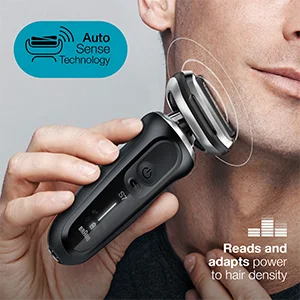Autosense technology. Reads and adapts power to hair density.