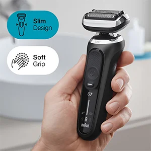 Slim design and soft grip