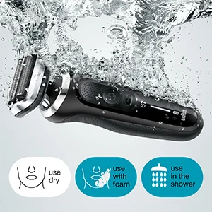 Use dry, use with foam, use in the shower