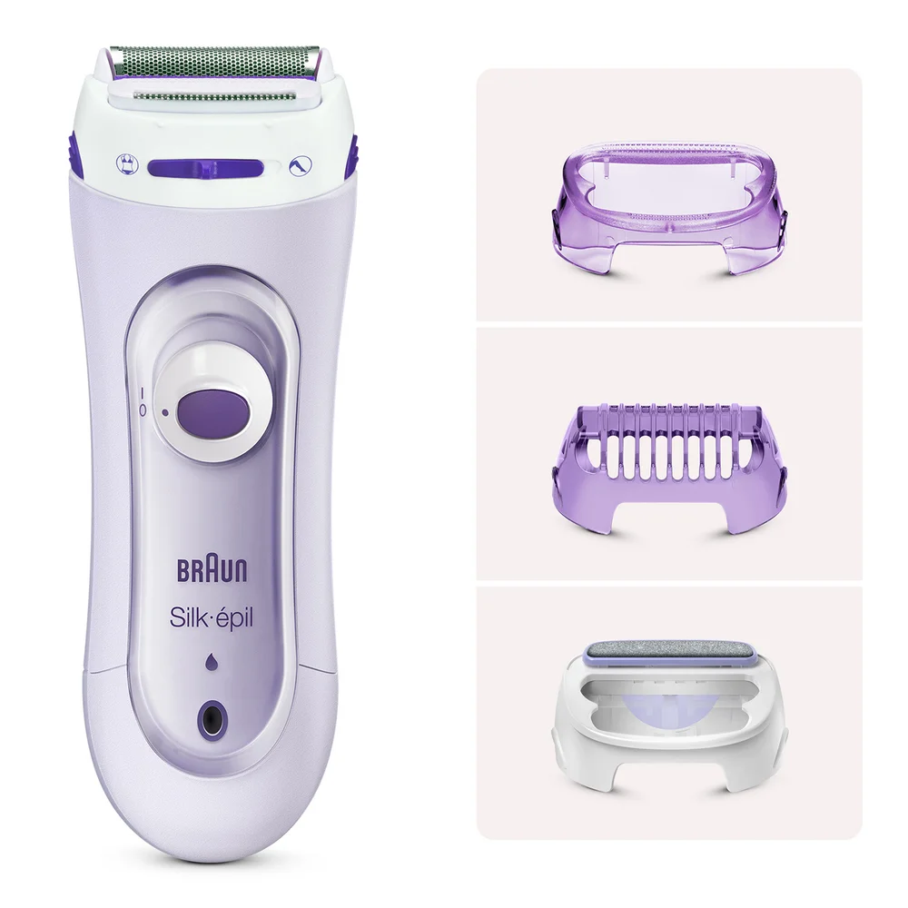 Braun Silk-épil Lady Shaver with 3 Extras Image 1