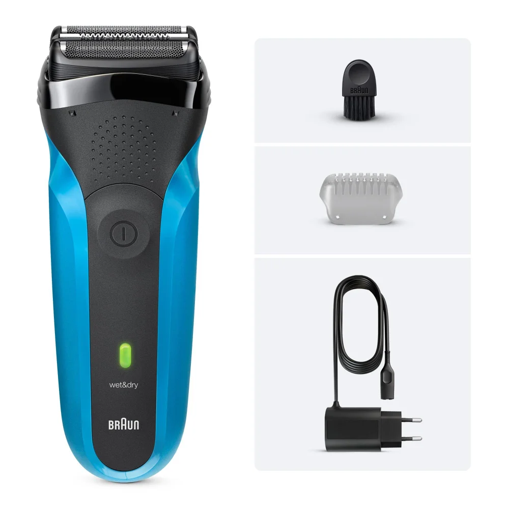 Braun Series 3 310s Electric Shaver, Wet & Dry Image 1