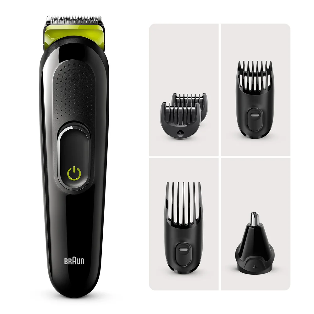 Braun 6-in-1 Styling Kit with 5 attachments incl. Ear/Nose trimmer Image 1