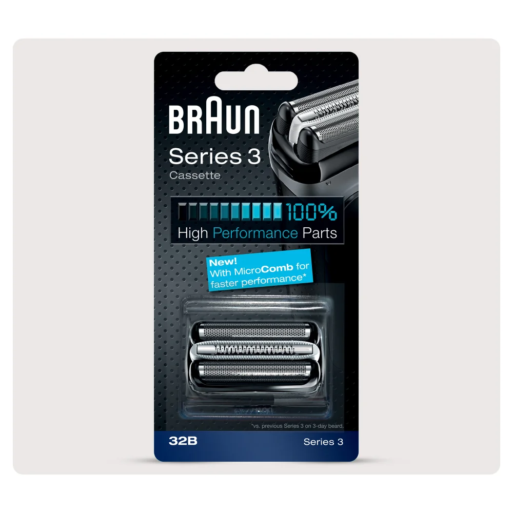 Braun Series 3 32B Electric Shaver Head Replacement Image 1