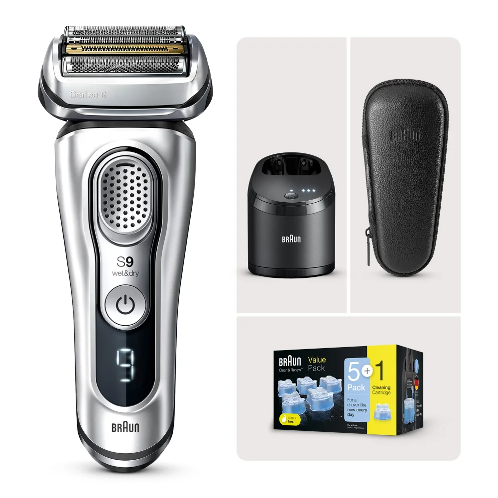 Braun Series 9 Shaver Bundle with SmartCare Center and Refill Image 1