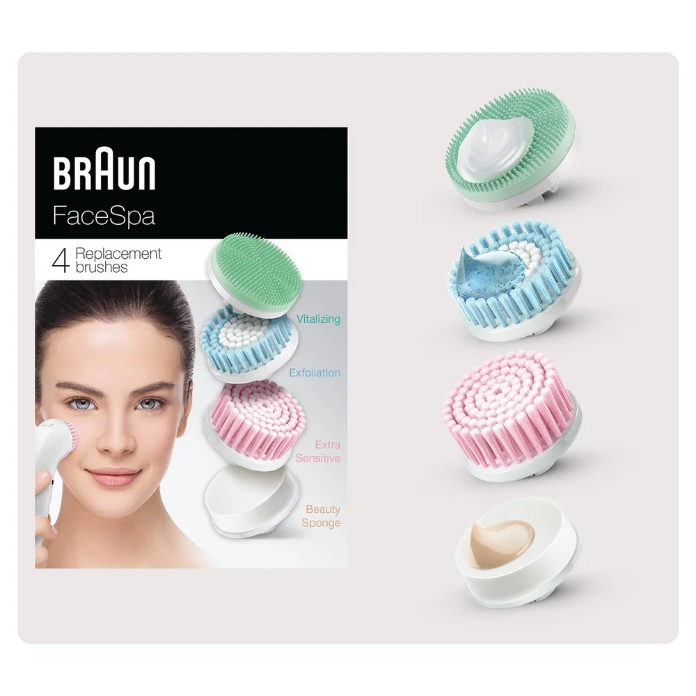 Braun FaceSpa Replacement Brushes 80-m Image 1