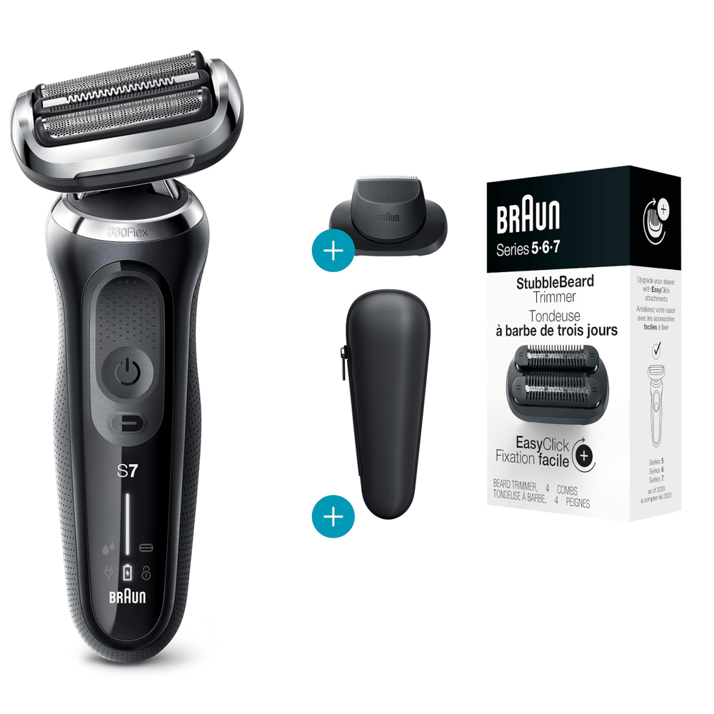 Braun Series 7 70-N1200s Electric Shaver & StubbleBeard Trimmer Attachment Image 1