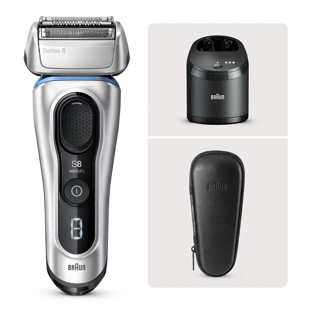 Braun Series 8 Shaver with SmartCare Center Image 1