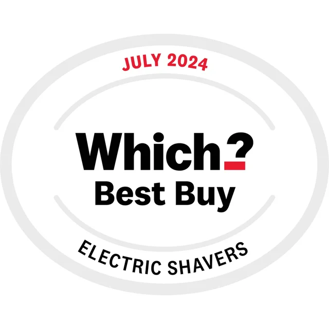Braun Electric Shaver, with Which? Best Buy award, July 2024.