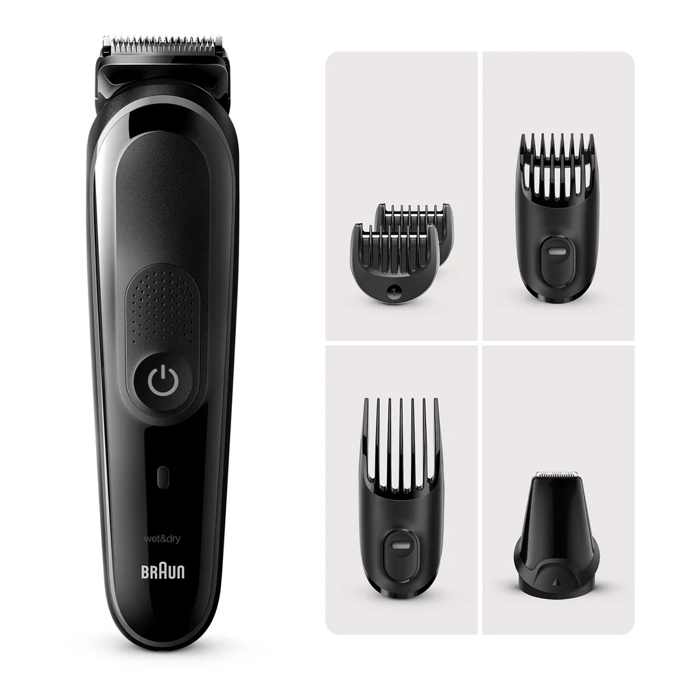 Braun All-in-One Trimmer 3 MGK3235, 6-in-1 Grooming Kit Image 1