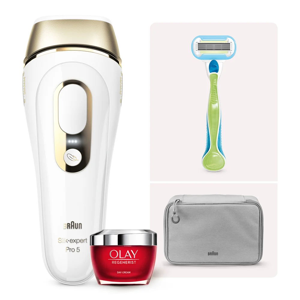 Braun Silk-expert Pro 5 IPL with Razor and Pouch Image 1