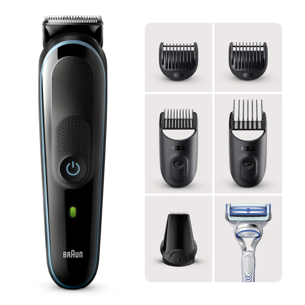 Braun All-in-one Trimmer 3 MG3342, Black/Blue Image 1