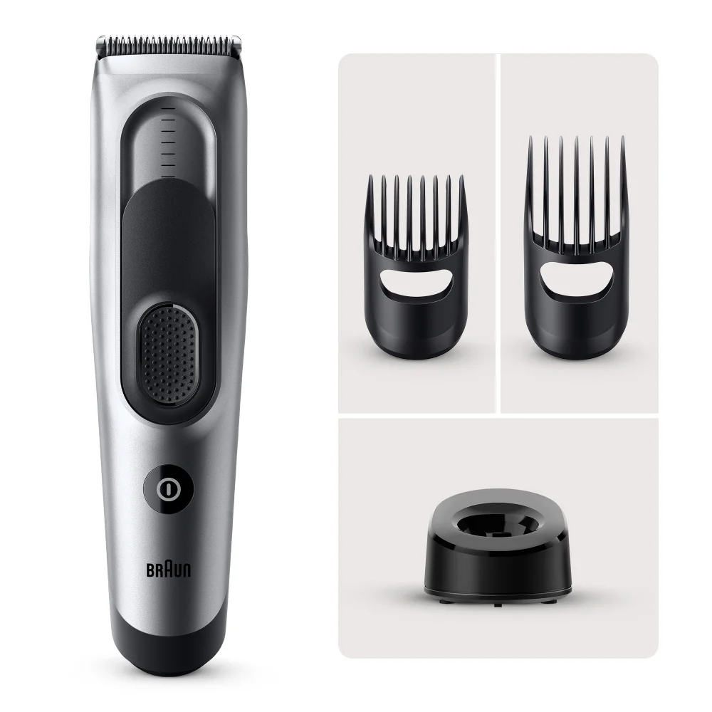 Braun Hair Clipper Series 7 HC7390, 17 Length Settings & Charging Stand Image 1