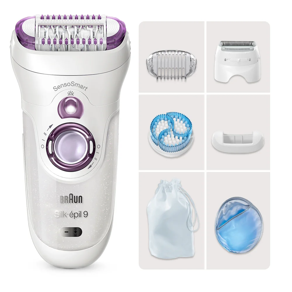 Braun Silk-épil 9 9-735 Epilator with Cooling Glove Image 1