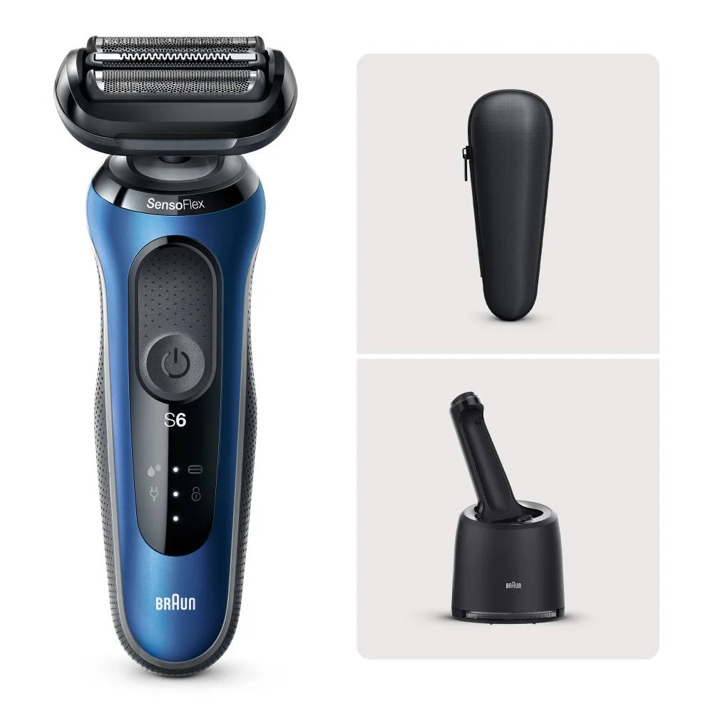 Braun Series 6 60-B7000cc Electric Shaver with SmartCare Center Image 1