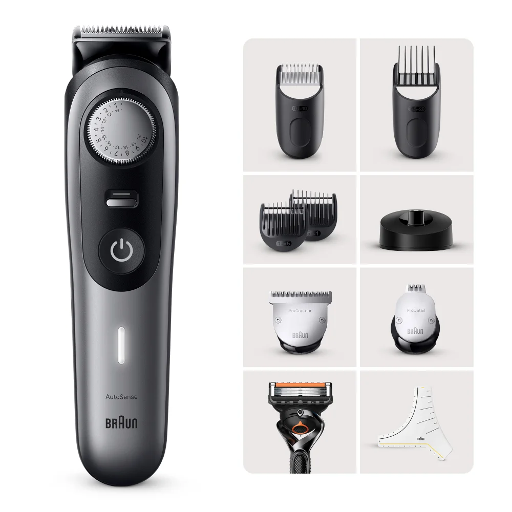 Braun Beard Trimmer Series 9 BT9420 Professional with Barber Tool Image 1