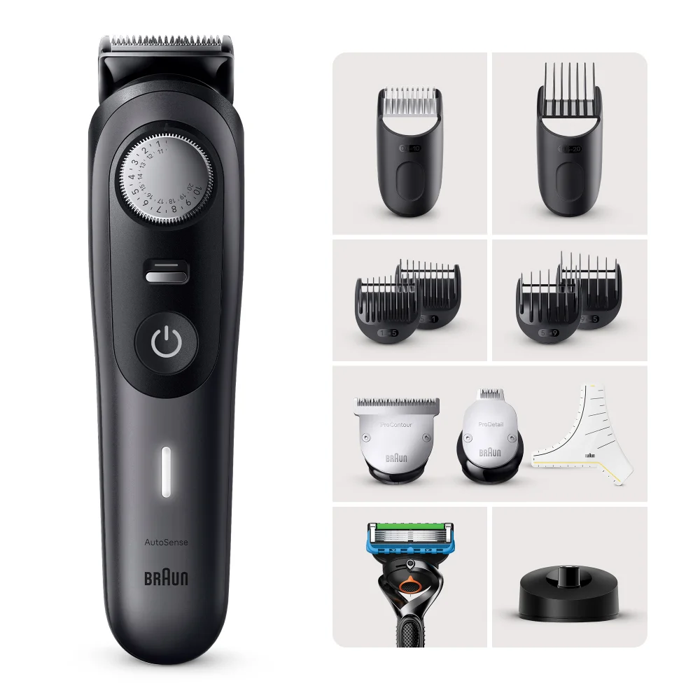 Braun Beard Trimmer Series 9 BT9441 with Barber Tools Image 1