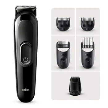 Braun All-In-One Trimmer Style Kit Series 3 MGK3410, 6-in-1 Grooming Kit