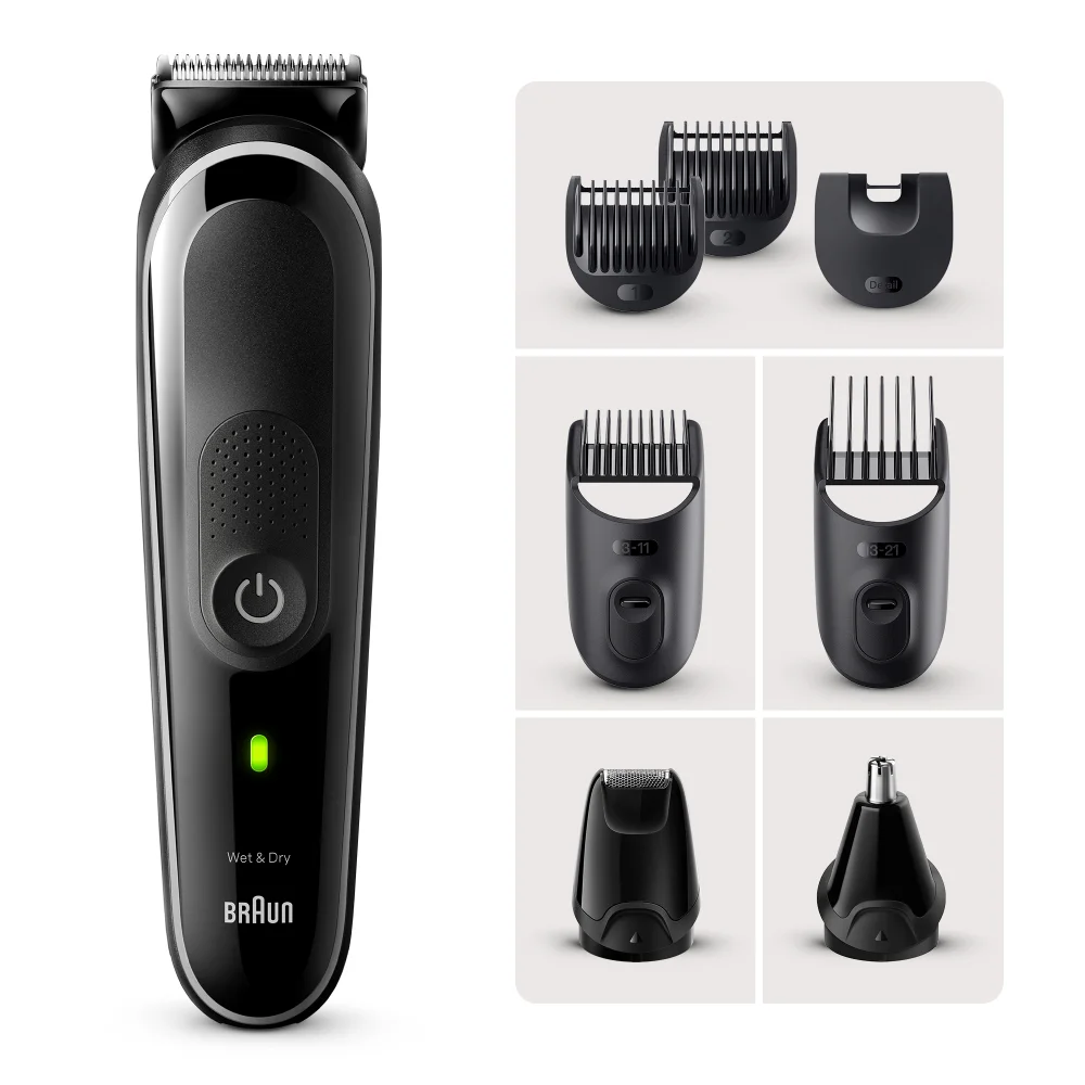 Braun All-in-One Style Kit Series 3 MGK3440, 8-in-1 Grooming Kit Image 1