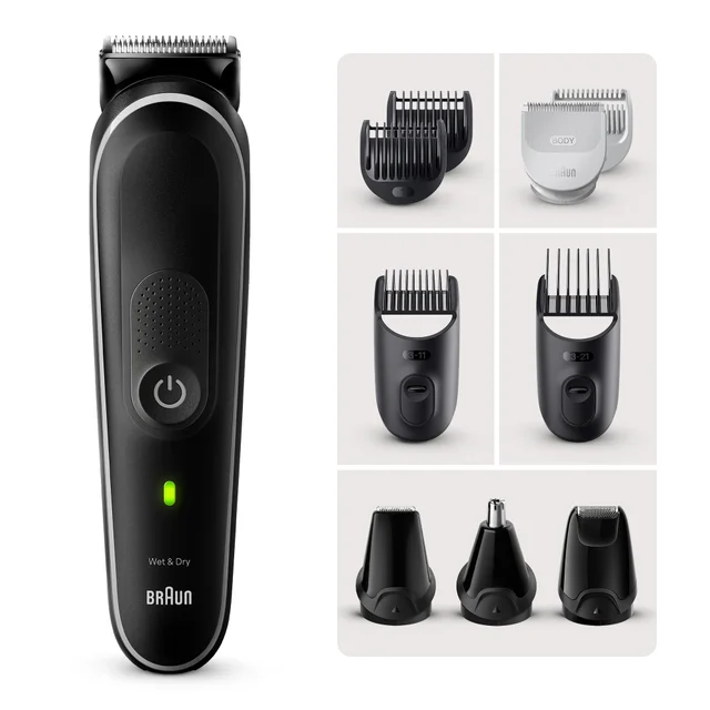 Braun All-in-One Style Kit Series 5 MGK5440, 10-in-1 Kit for Men