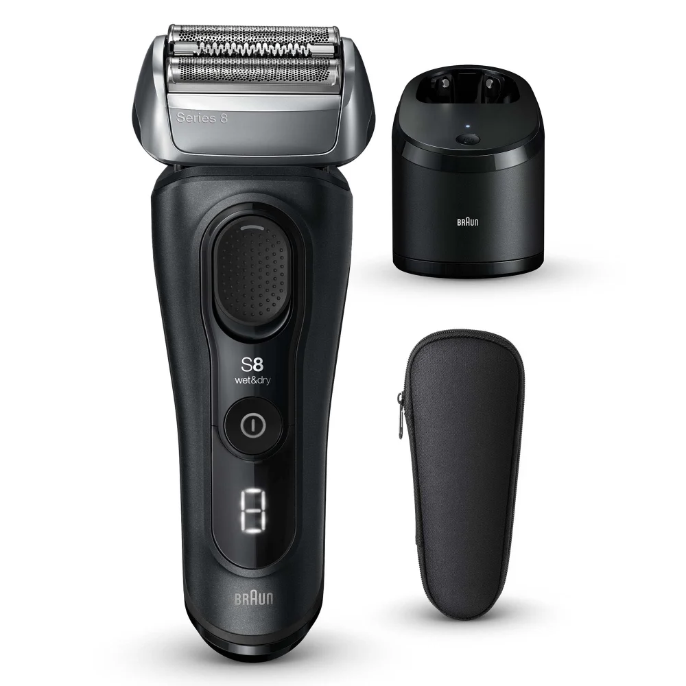 Braun Series 8 8560cc Electric Shaver with SmartCare Center Image 1