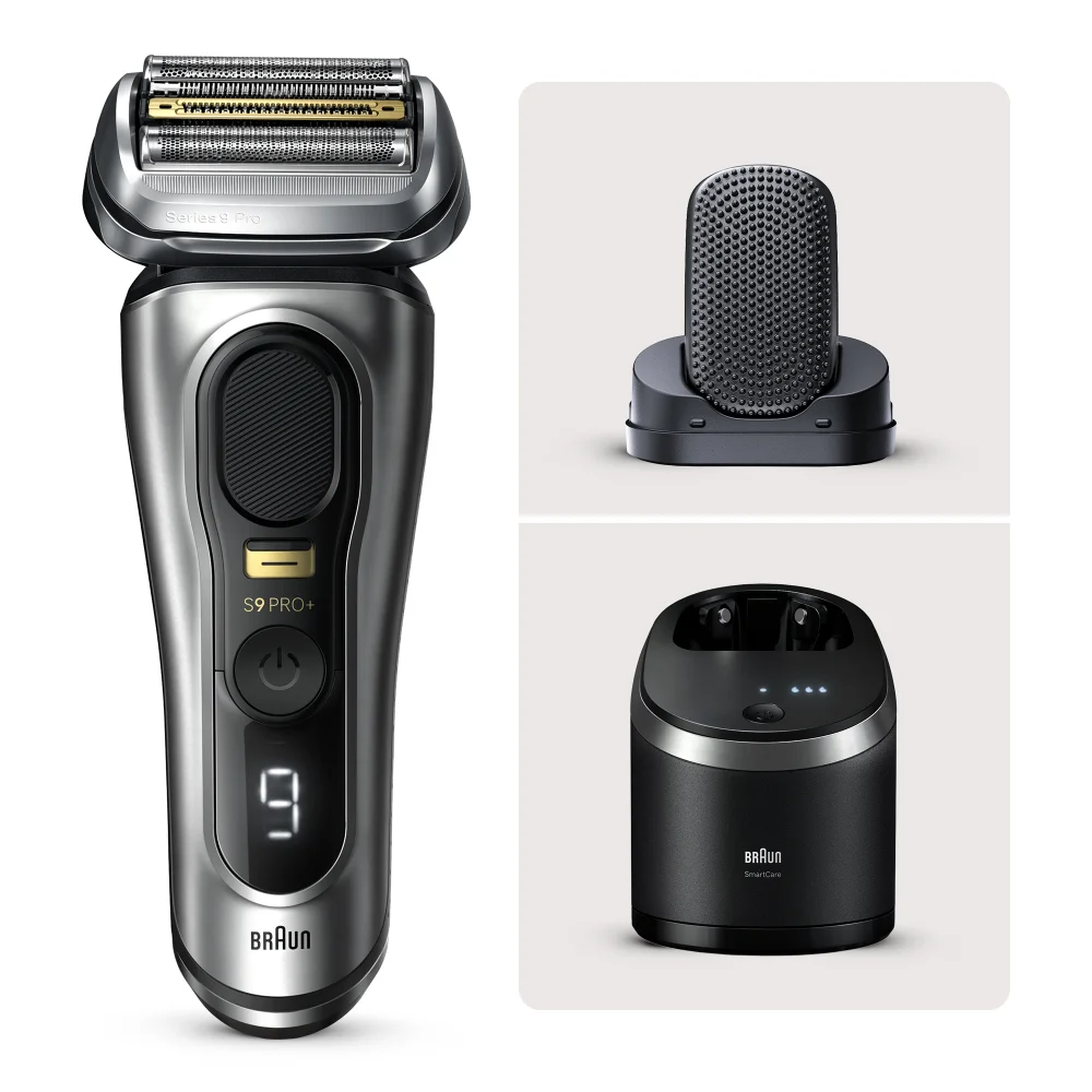 Braun Series 9 PRO+ 9597cc Electric Shaver, ProComfort Head & SmartCare center Image 1