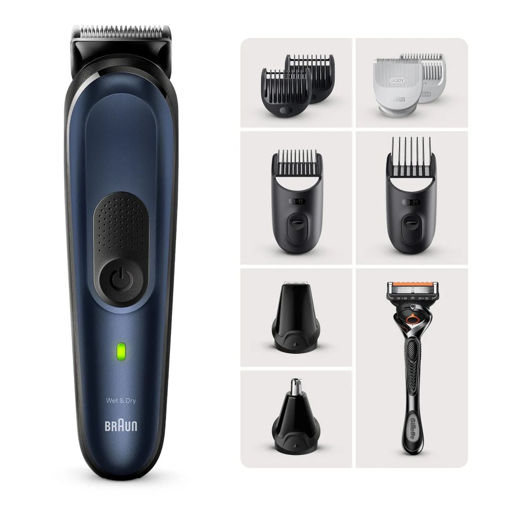 Braun All-in-One Style Kit Series 7 MGK7410, 10-in-1 Grooming Kit Image 1