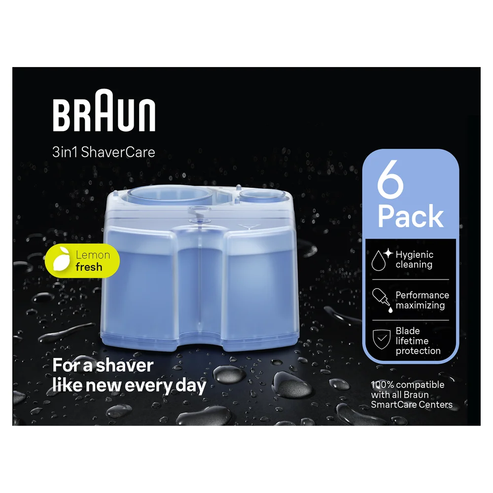 Braun Cleaning Cartridge Refills 6-Pack