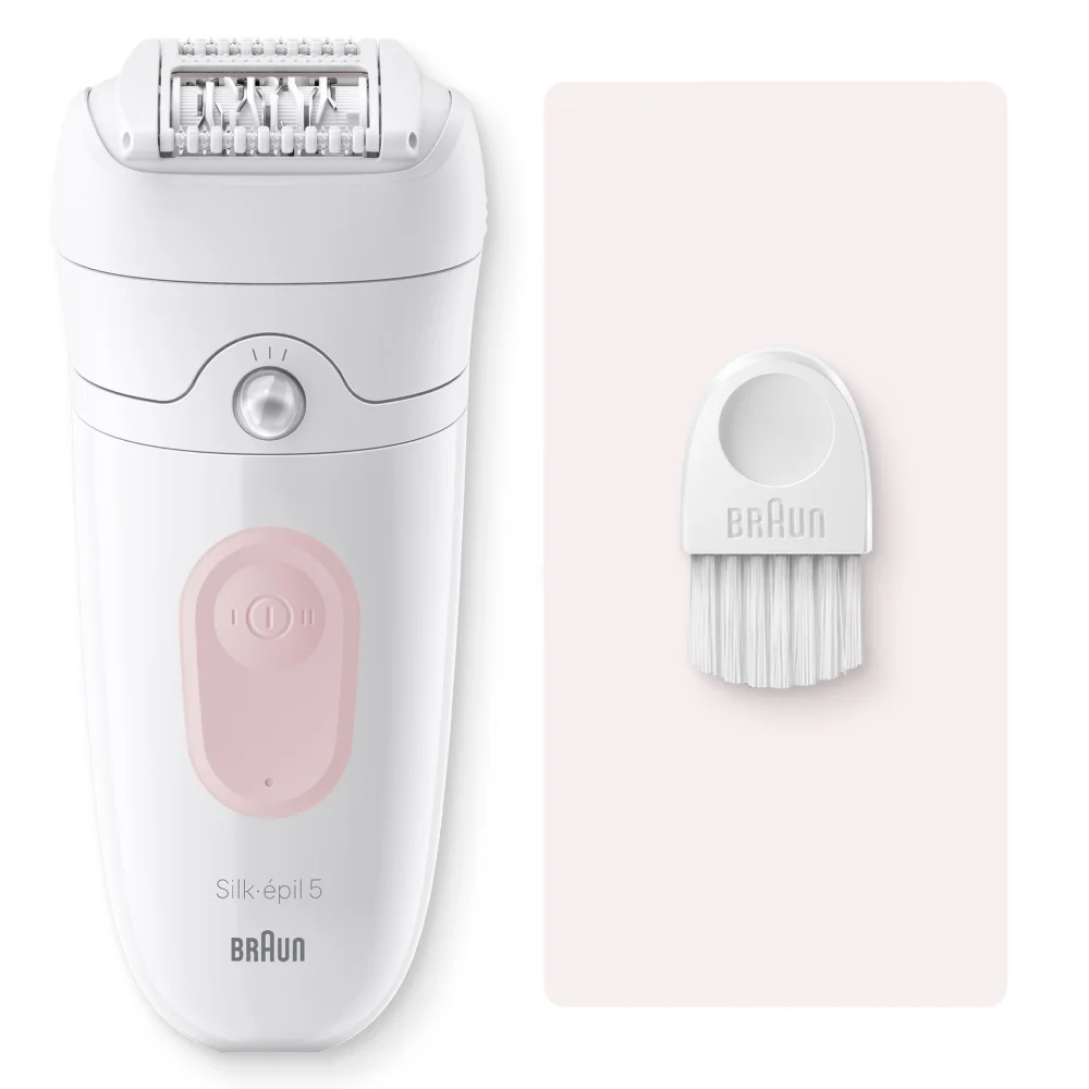 Braun Silk-épil Series 5 5-000 Epilator, White/Flamingo Image 1