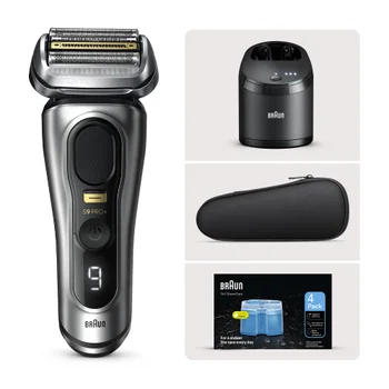 Braun Bundle: Electric Shaver Series 9 PRO+ 9467cc & Cleaning Cartridge