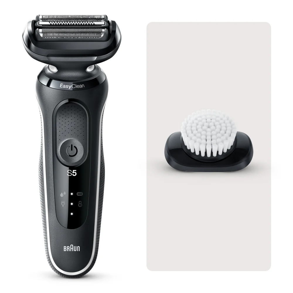 Braun Bundle: Series 5 Electric Shaver with EasyClick Cleansing Brush Image 1