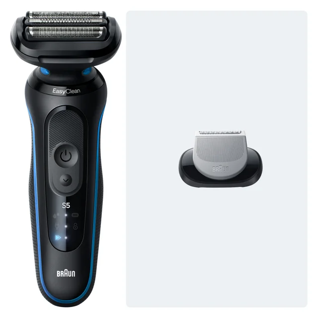 Primary Image showing components of Braun Series 5 52-B1600s Electric Shaver