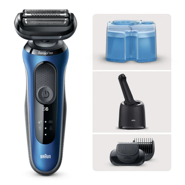 Braun Bundle: Series 6 Electric Shaver, SmartCare Center & CCR2