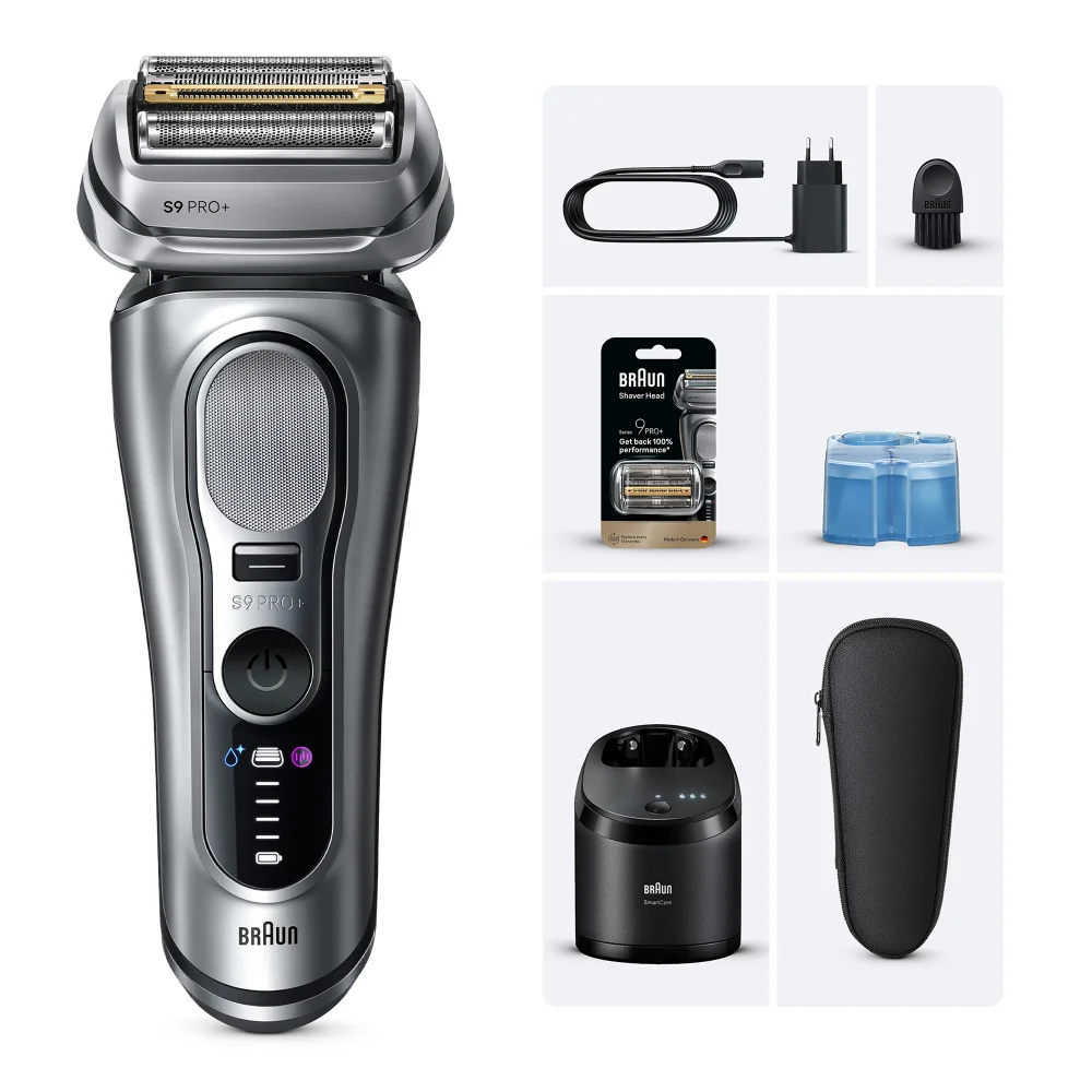 Braun Bundle: Electric Shaver Series 9 Pro+ 9667cc & 96M Shaver Head Image 1