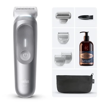 Braun Bundle: Body Groomer 7 BG7550 & King C. Gillette Beard Care