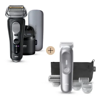 Braun Bundle: Electric Shaver Series 9 Pro+ 9670cc & Body Groomer BG7550