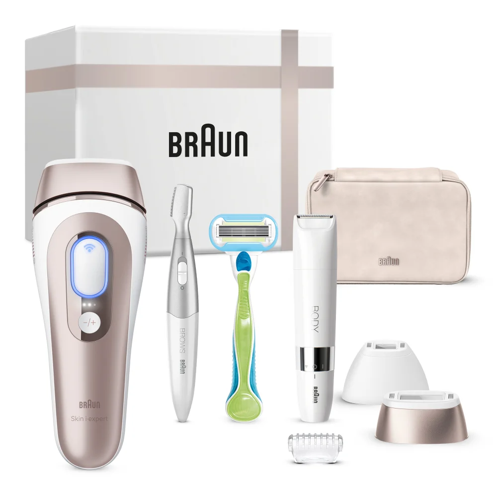 Braun Gift Box: IPL Skin i·expert Pro 7, BS1000 & Eyebrow Styler FG1106 Image 1