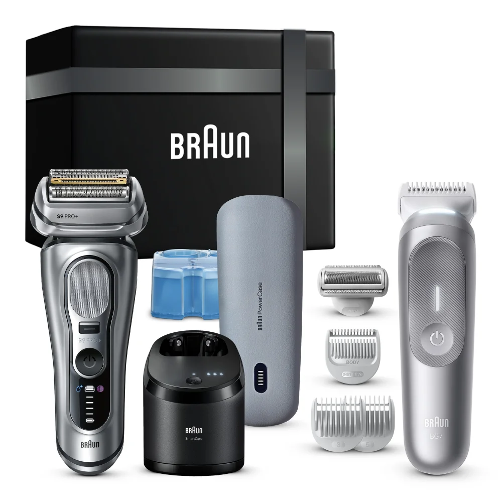 Braun Gift Box: Electric Shaver Series 9 PRO+ & BG7550 Image 1