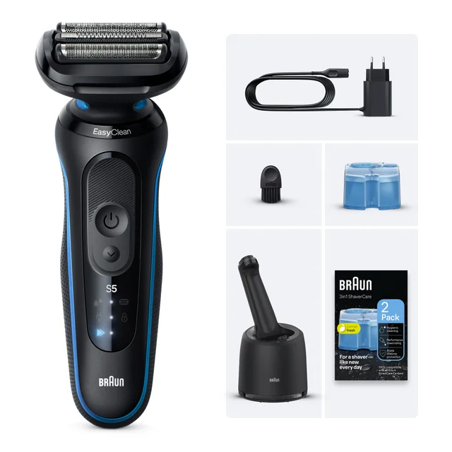Braun Bundle: Electric Shaver Series 5 52-B7000cc & CCR2