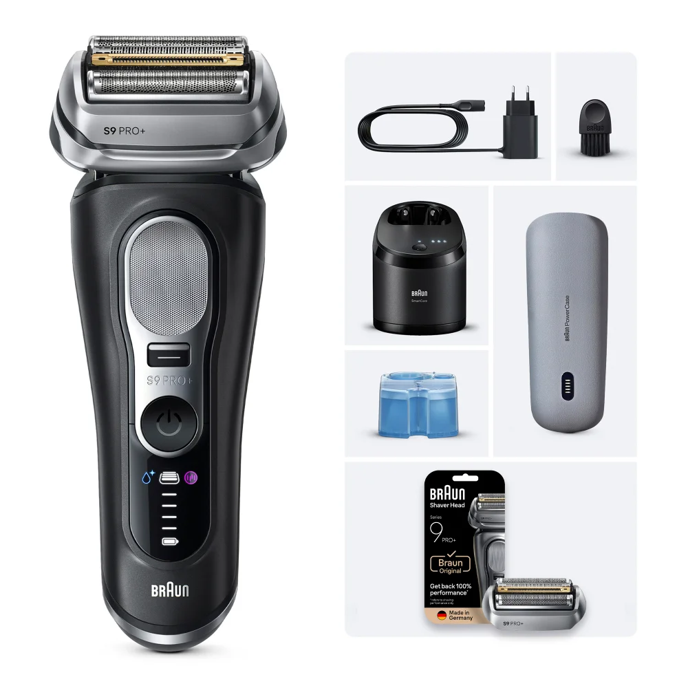 Braun Bundle: Electric Shaver Series 9 Pro+ 9670cc & 96M Shaver Head Image 1