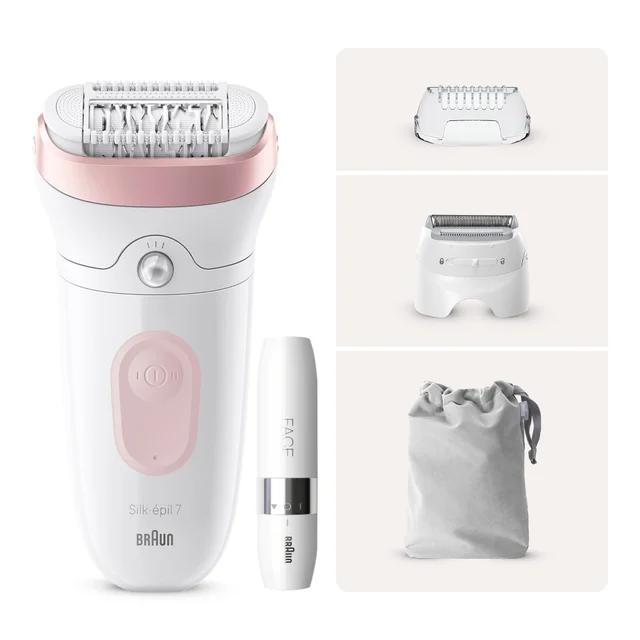 Braun Bundle: Silk-épil Series 7 7-030 Epilator & Face FS1000