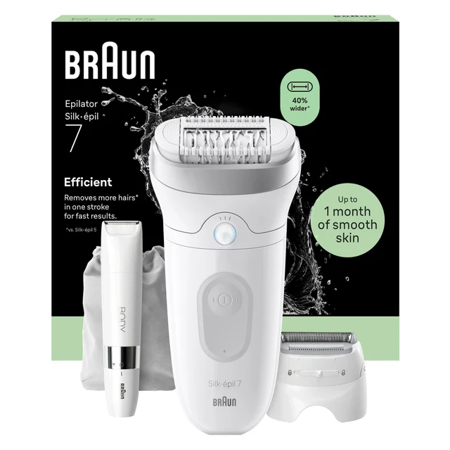 Product packaging of Braun Epilator Model SE7- 441