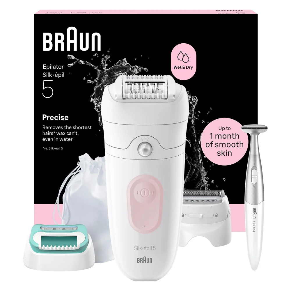 Product packaging of Braun Epilator Model SE5- 251